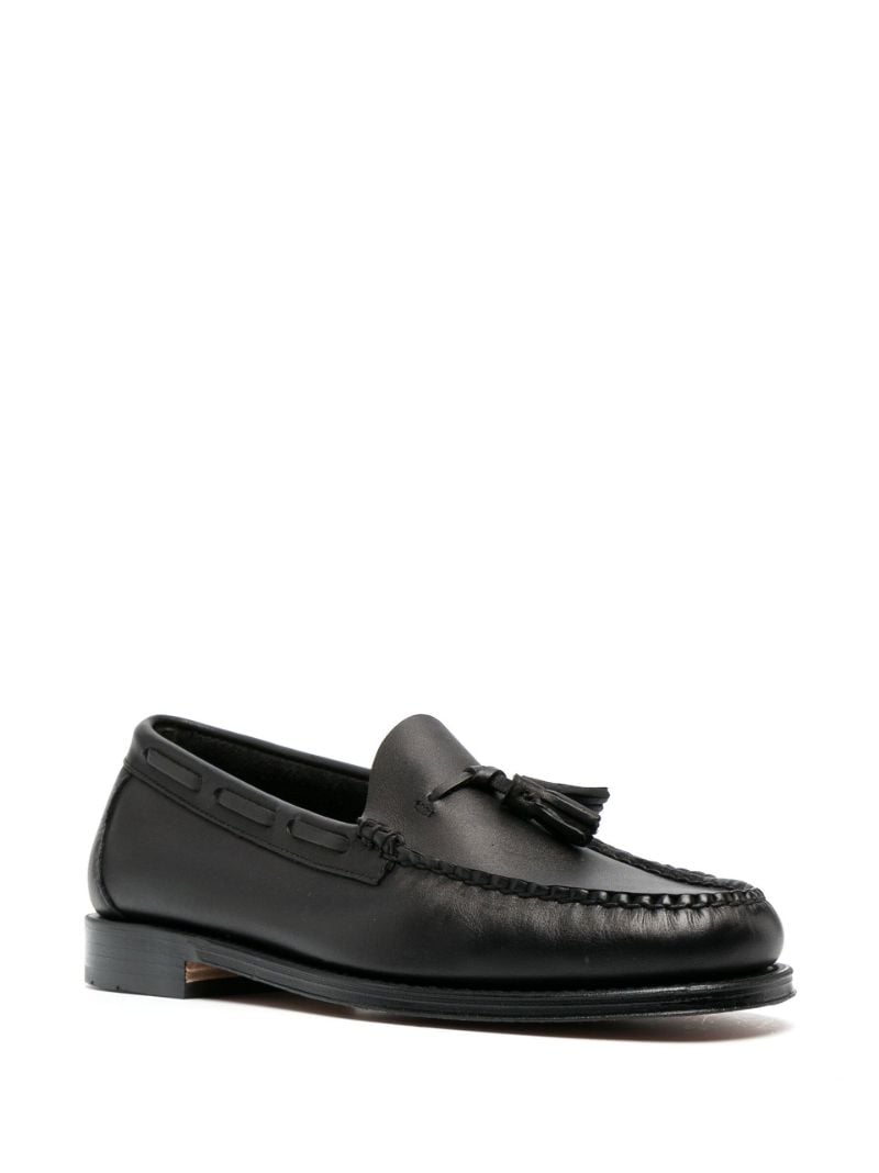 Black Weejuns Larkin Tassel Leather Loafers