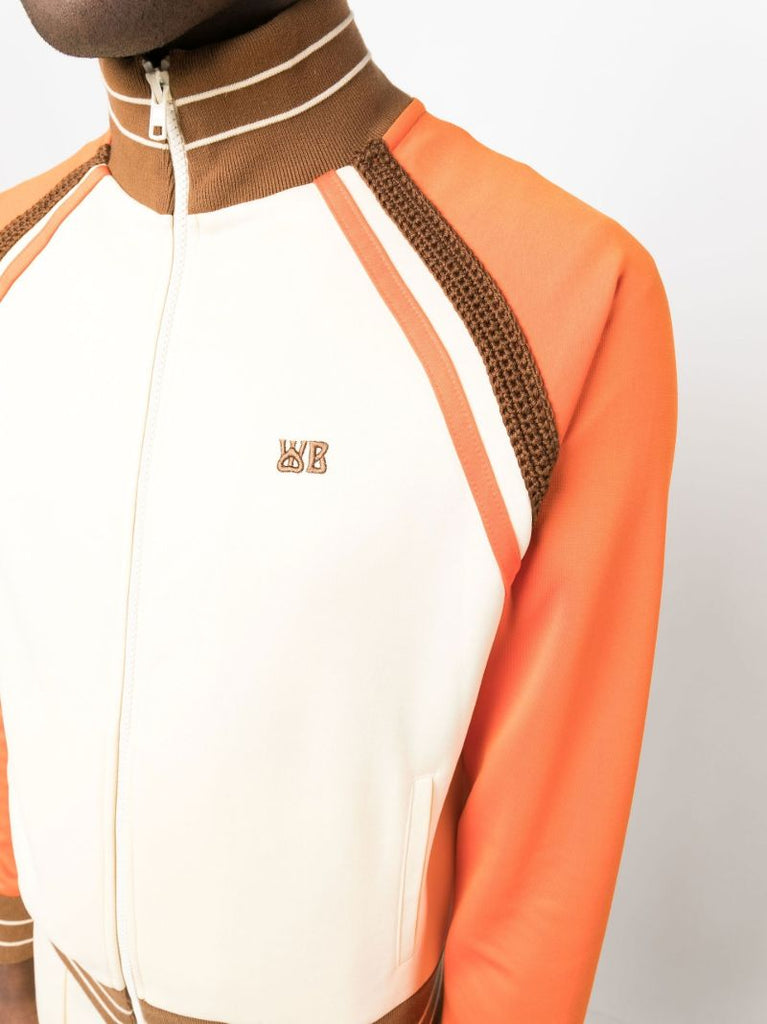 Yellow Percussion Striped Track Jacket