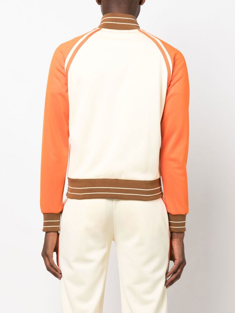 Yellow Percussion Striped Track Jacket