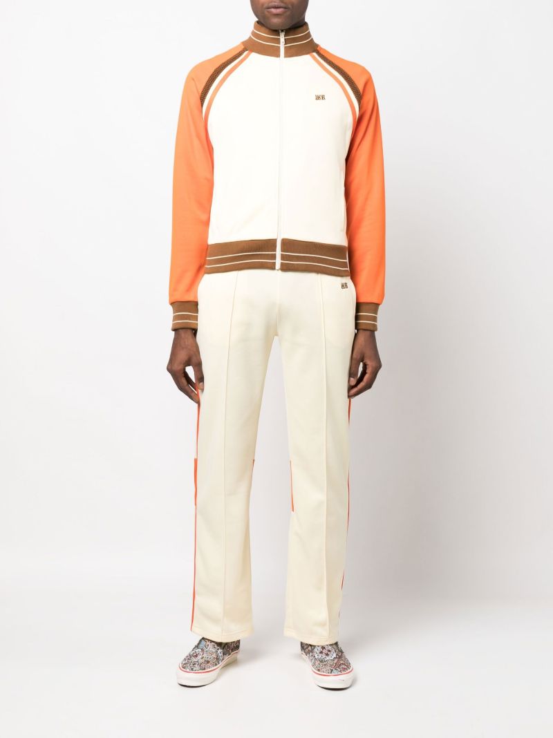 Yellow Percussion Striped Track Jacket