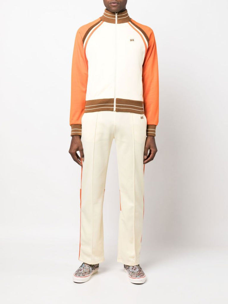 Yellow Percussion Striped Track Jacket