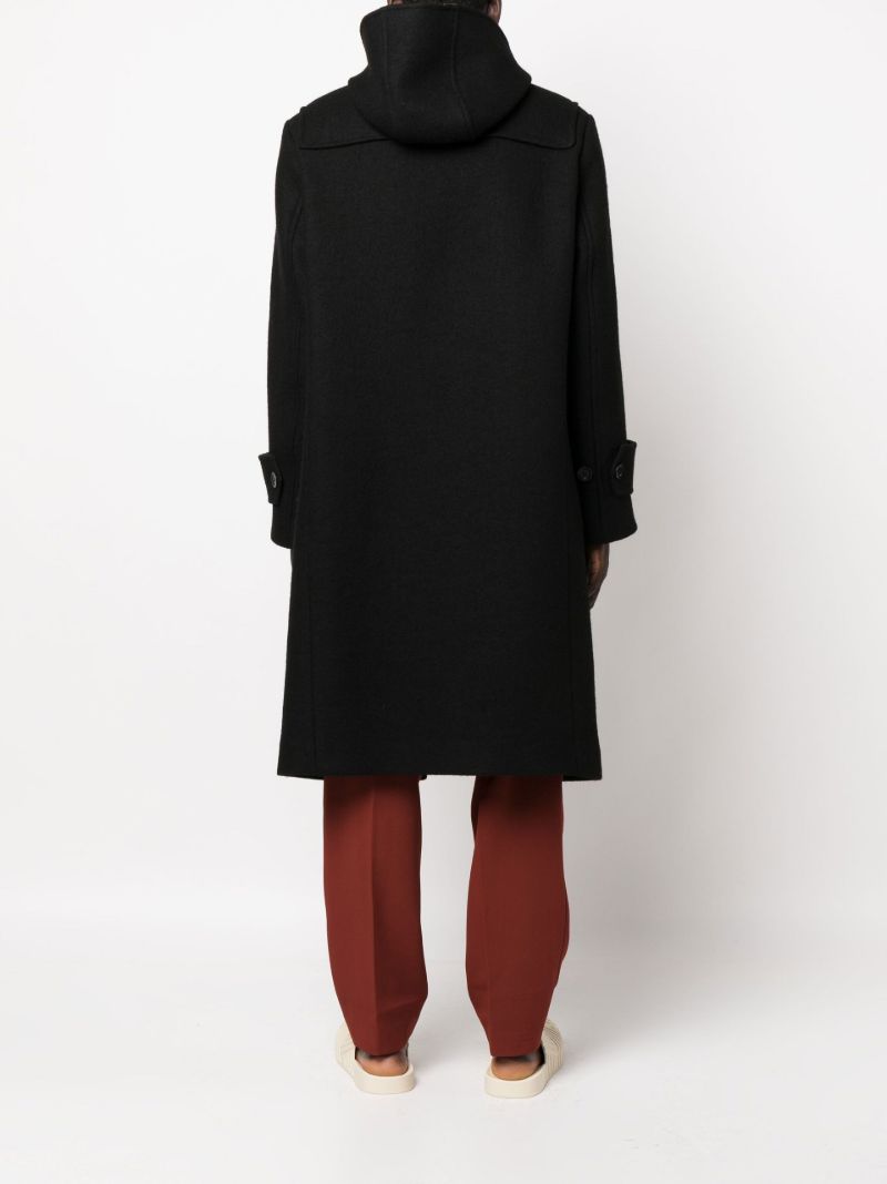 Black Eternity Wool Duffle Coat