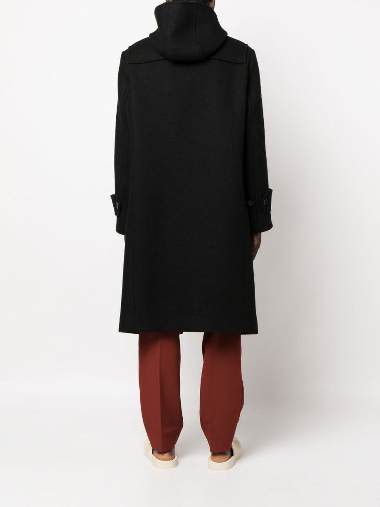 Black Eternity Wool Duffle Coat