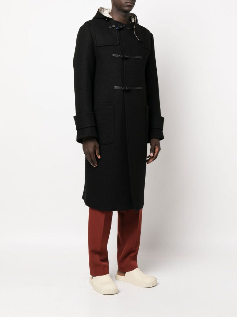 Black Eternity Wool Duffle Coat