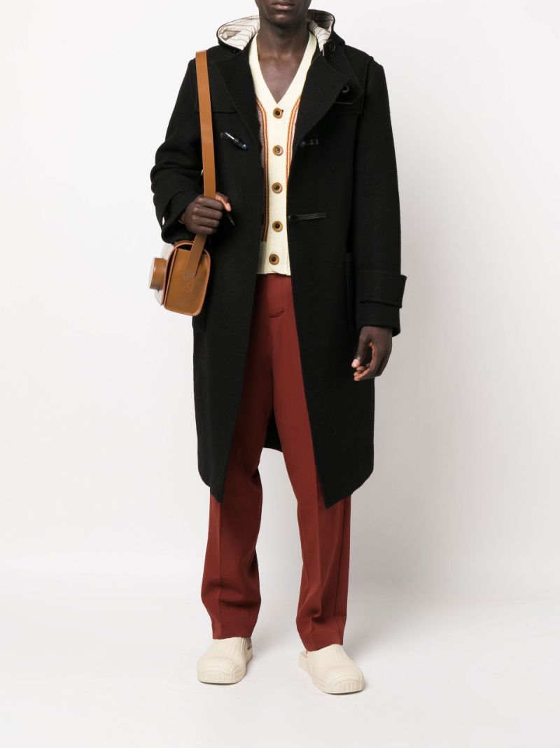 Black Eternity Wool Duffle Coat