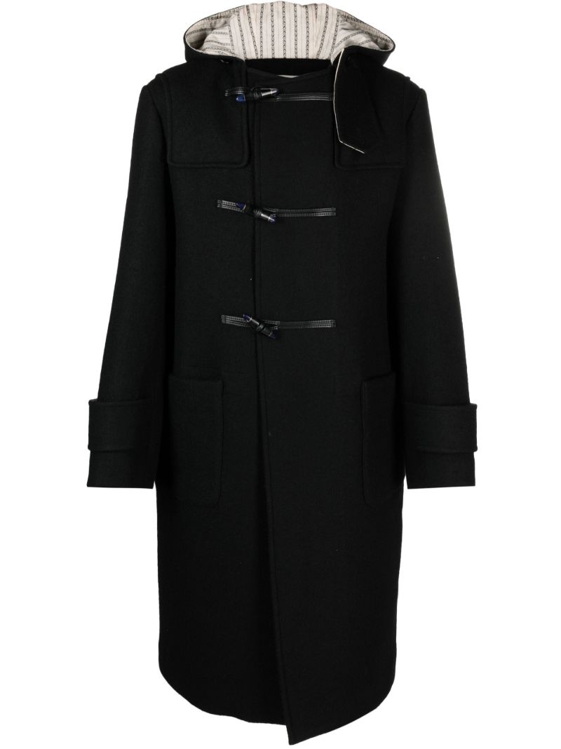 Black Eternity Wool Duffle Coat
