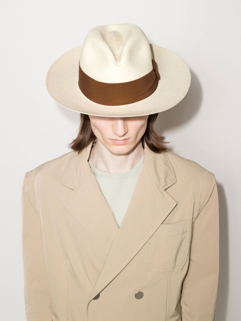 Neutral Rafael Wide Panama Hat