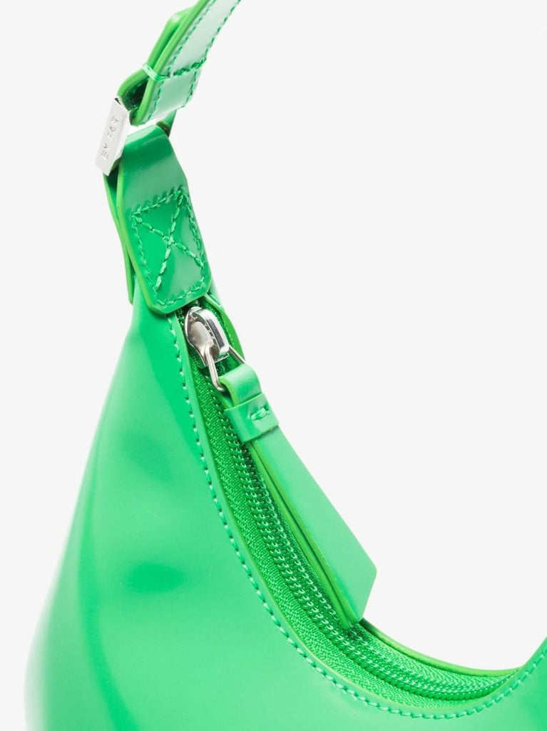 Green Baby Amber Leather Shoulder Bag