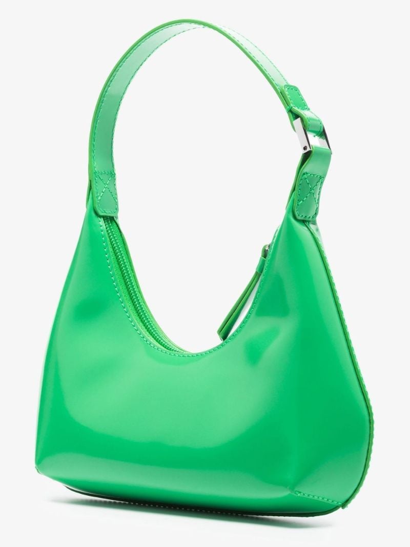 Green Baby Amber Leather Shoulder Bag