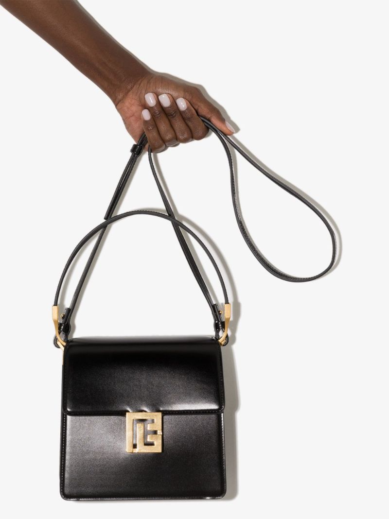 Black Ely Leather Cross Body Bag
