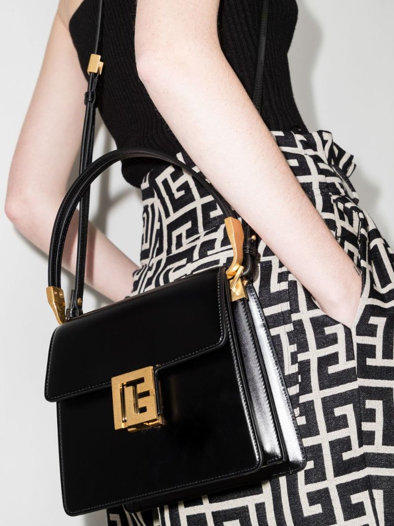 Black Ely Leather Cross Body Bag