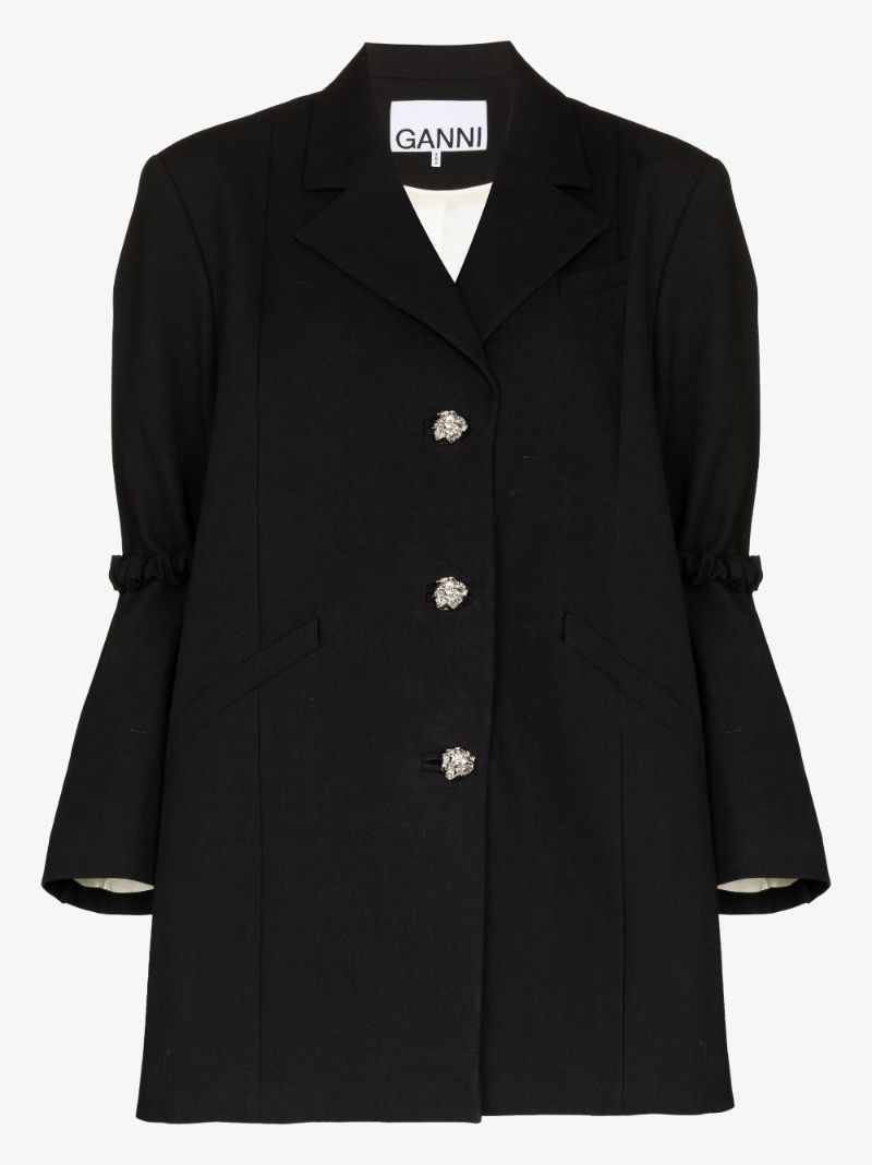 Black Single-breasted Blazer