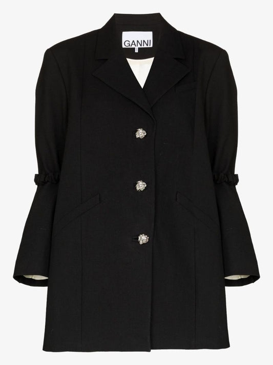 Black Single-breasted Blazer