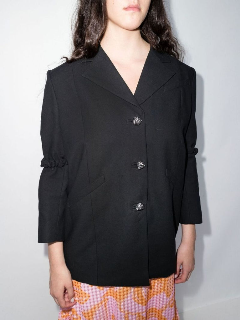 Black Single-breasted Blazer