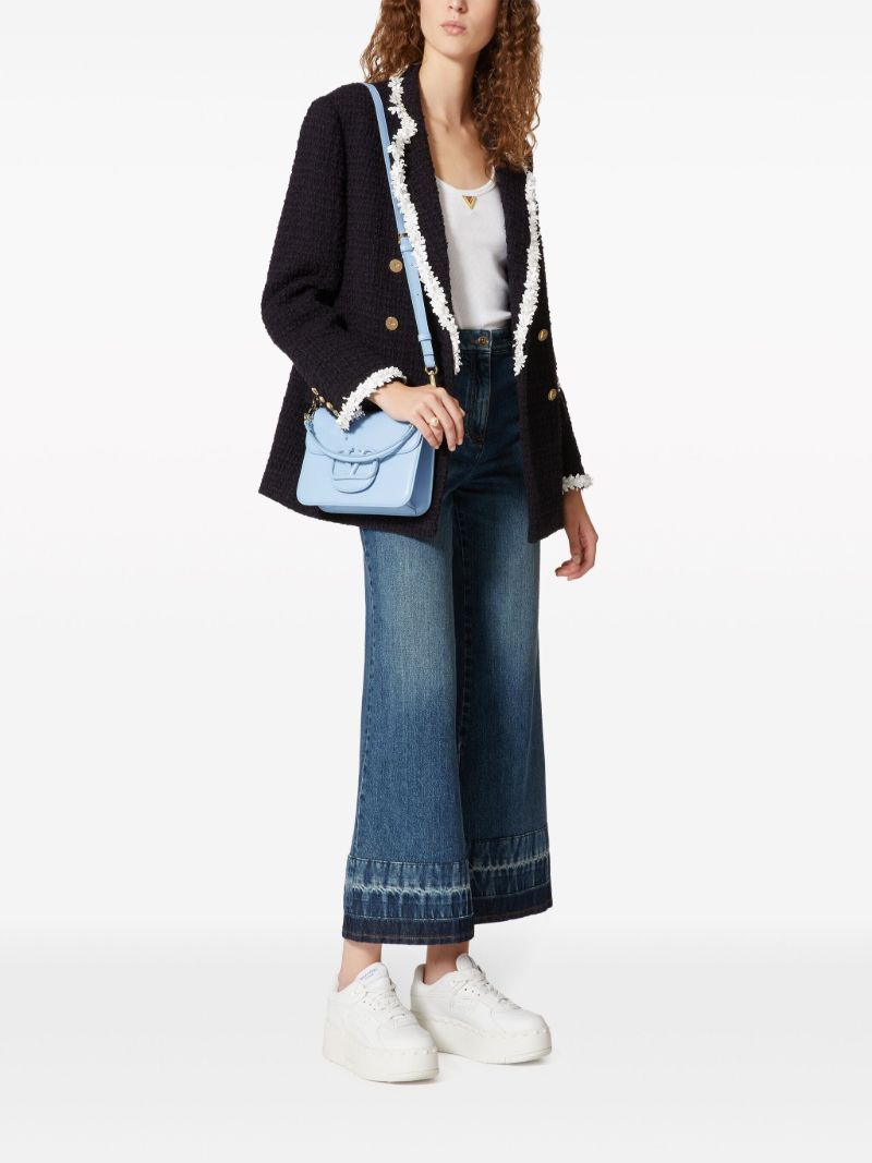 Blue Vgold Flared Jeans