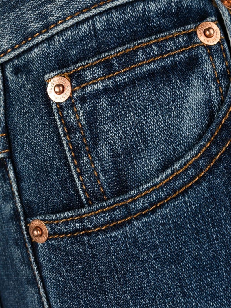 Blue Vgold Flared Jeans