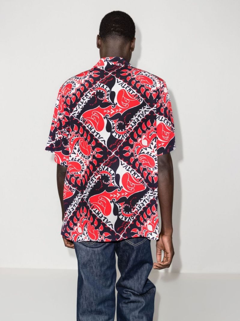 Multicolour Archive Manifesto Bandana Silk Shirt