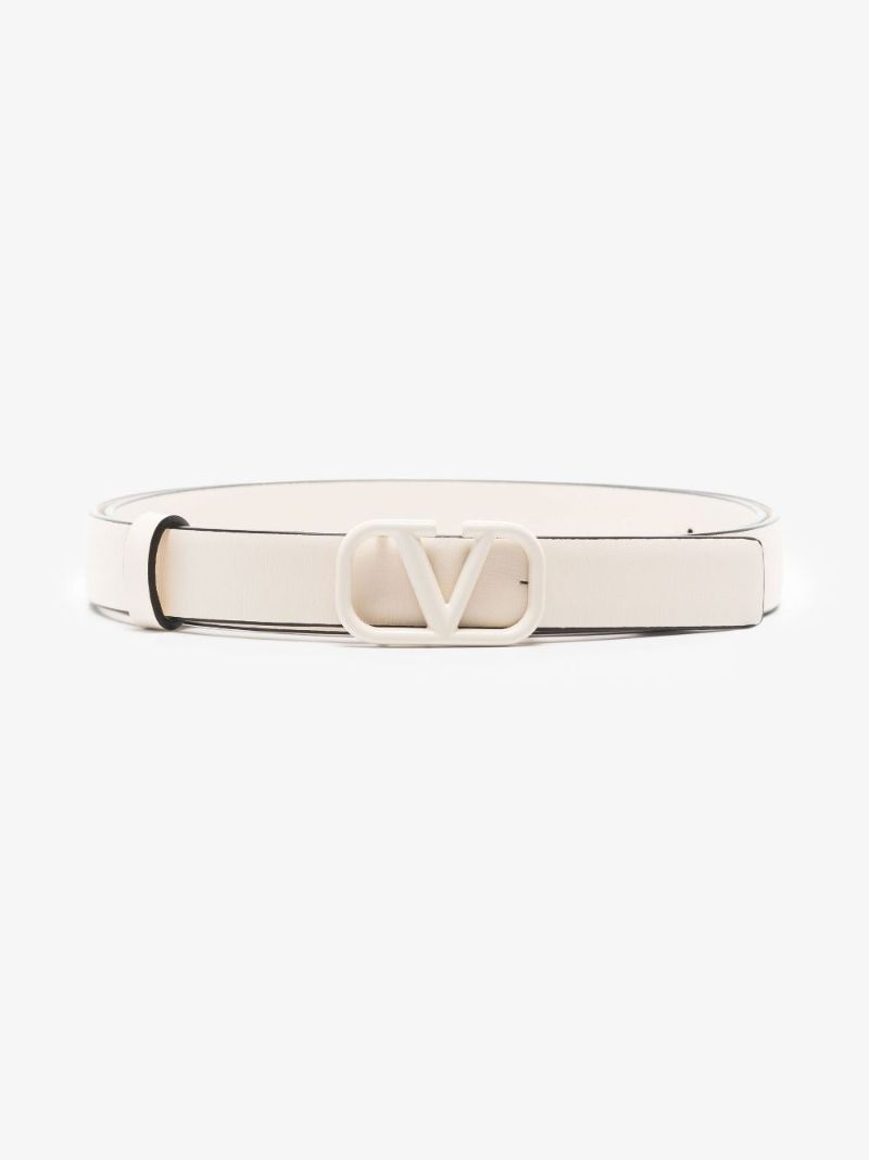 Neutral Vlogo Leather Belt