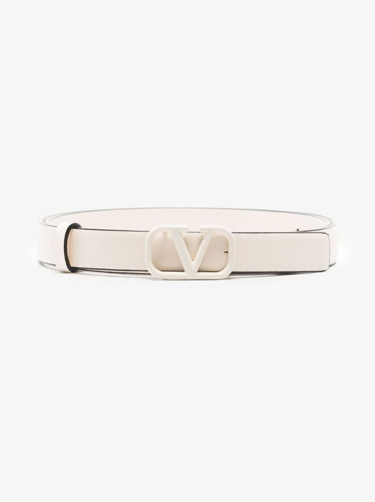 Neutral Vlogo Leather Belt