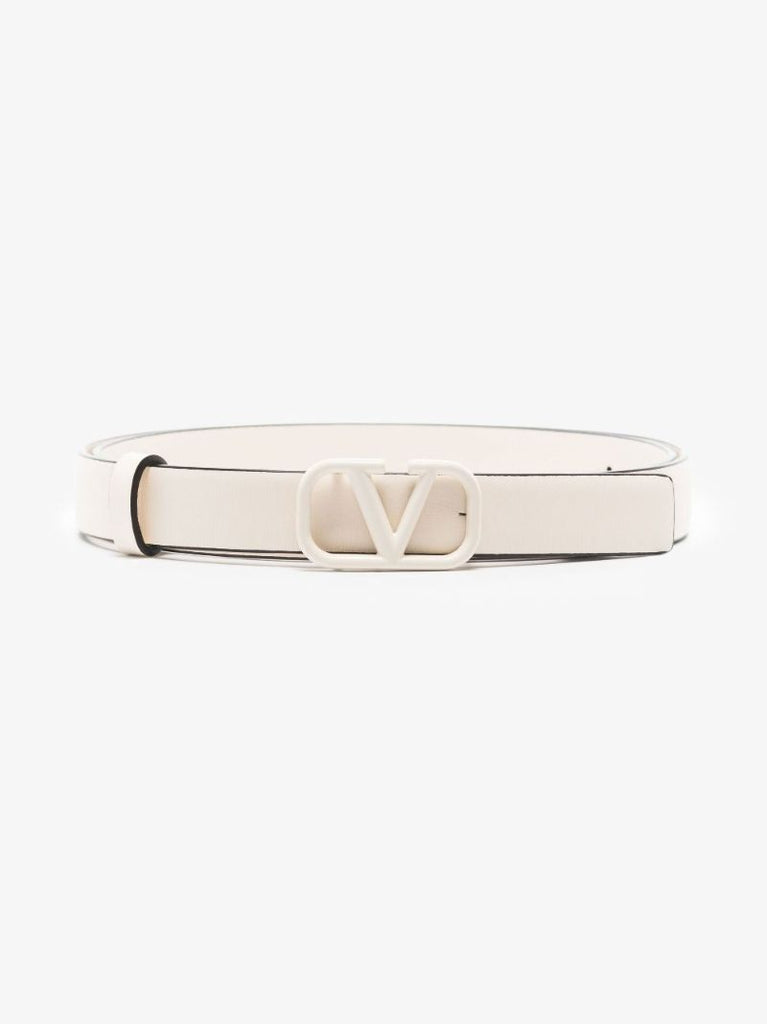 Neutral Vlogo Leather Belt