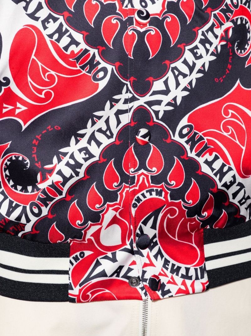 Multicolour Archive Manifesto Bandana Bomber Jacket