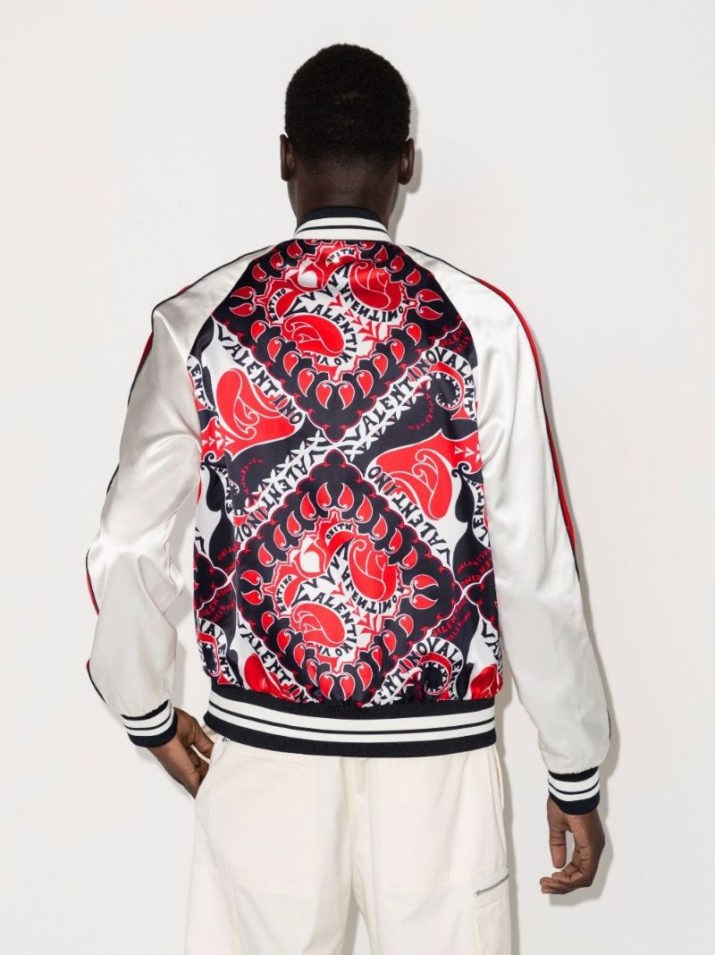 Multicolour Archive Manifesto Bandana Bomber Jacket