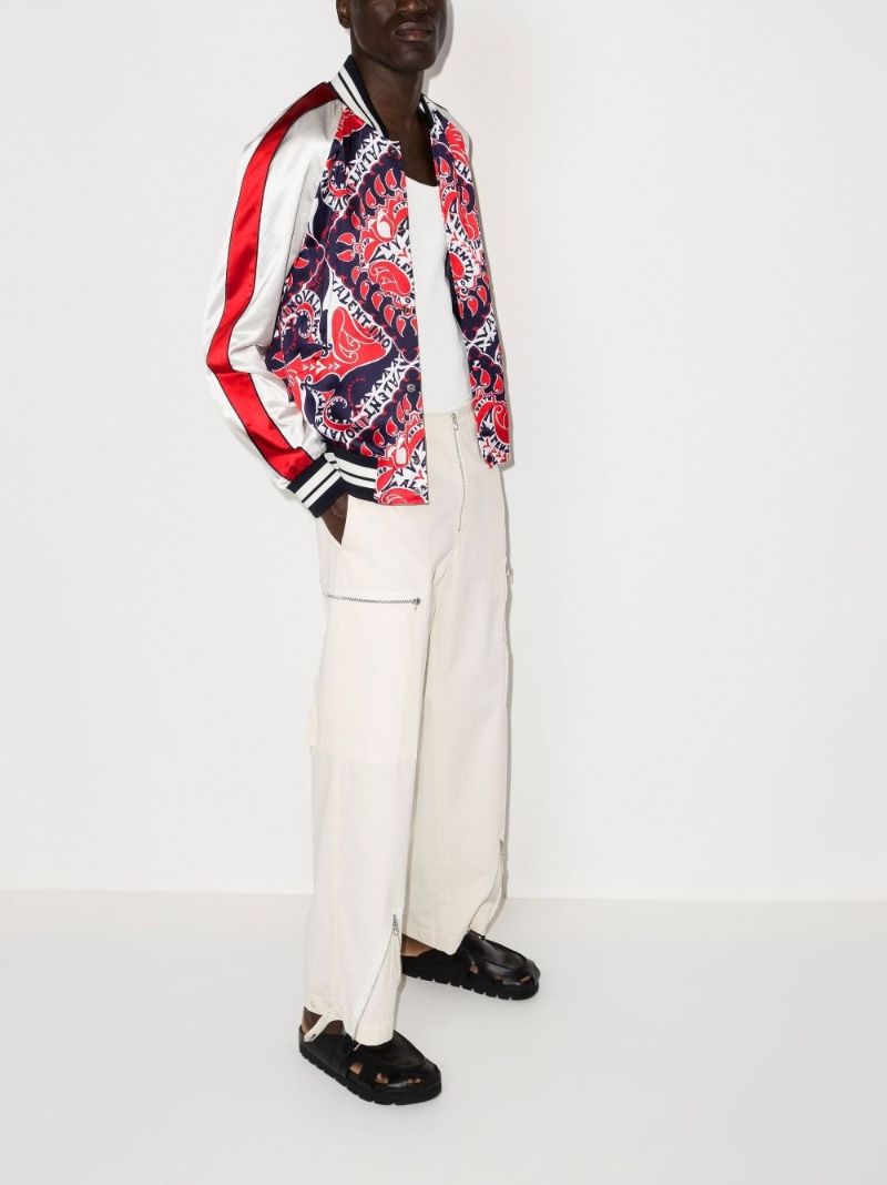 Multicolour Archive Manifesto Bandana Bomber Jacket