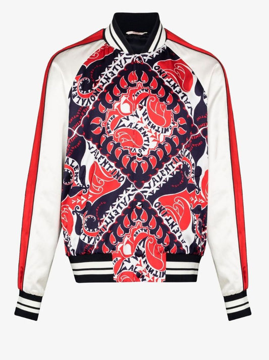 Multicolour Archive Manifesto Bandana Bomber Jacket