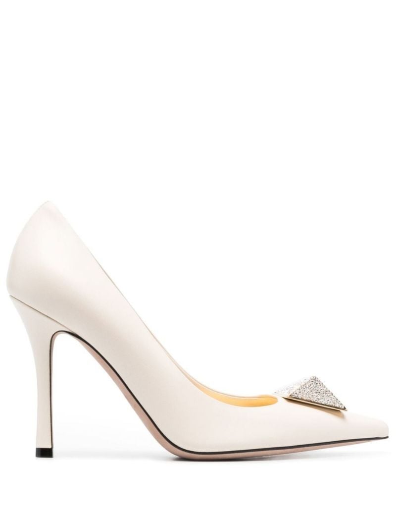 Neutral One Stud 100 Satin Pumps