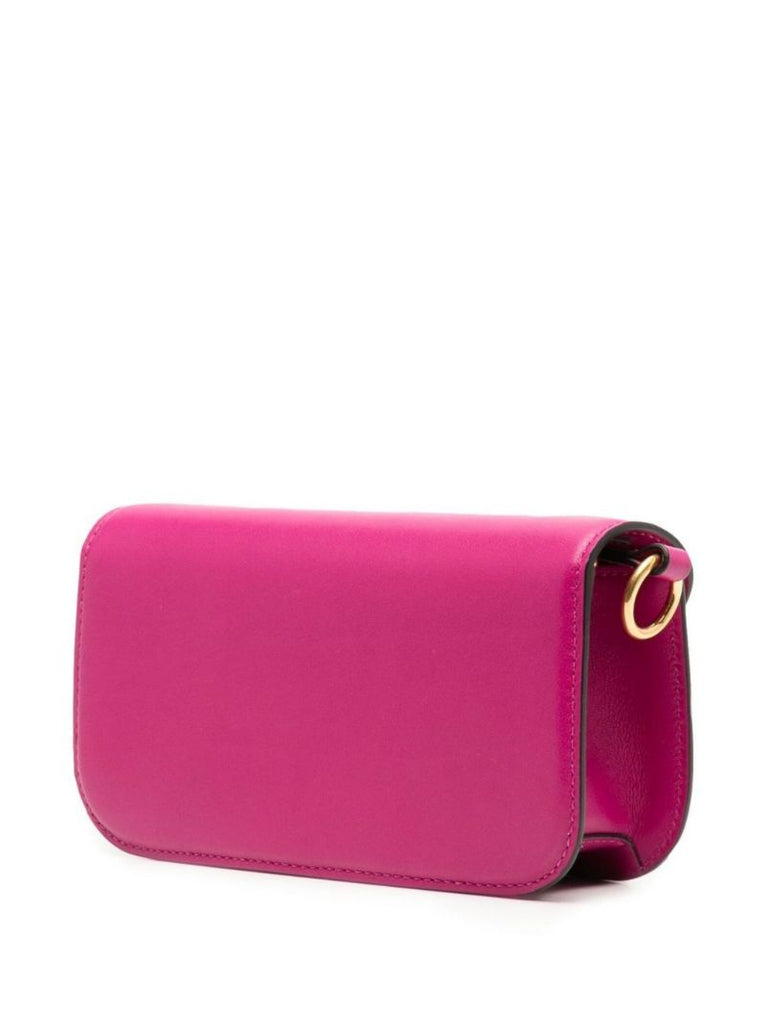 Pink LocÃ_x0083_Â² Small Leather Shoulder Bag