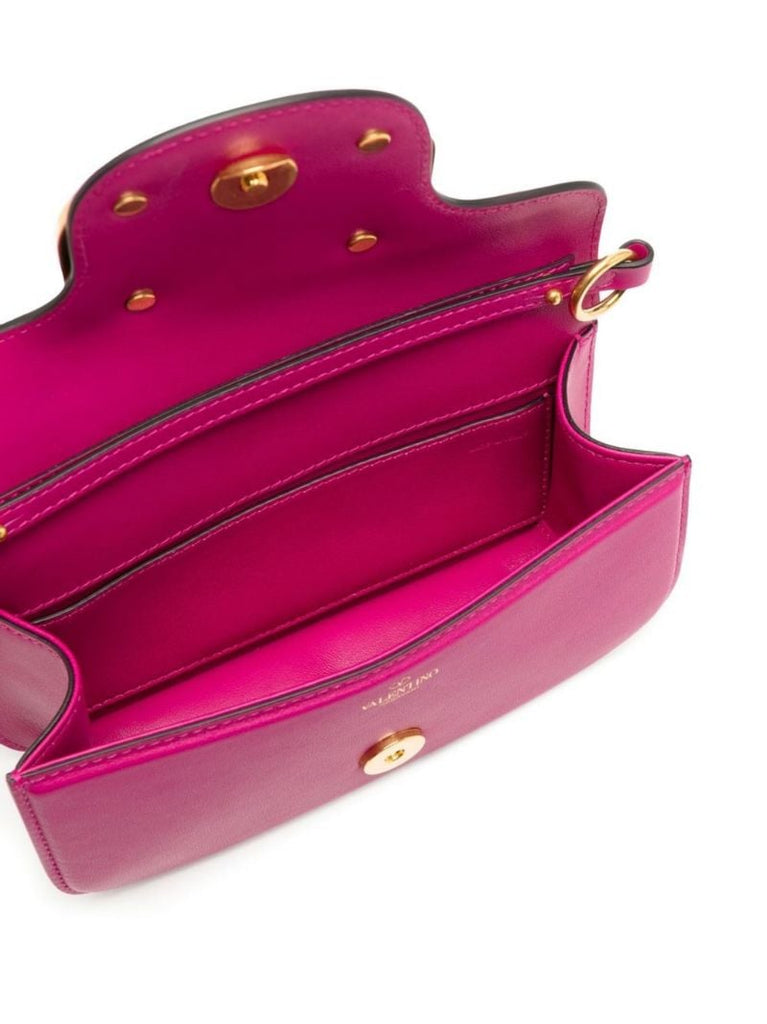 Pink LocÃ_x0083_Â² Small Leather Shoulder Bag