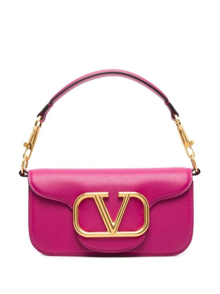 Pink LocÃ_x0083_Â² Small Leather Shoulder Bag