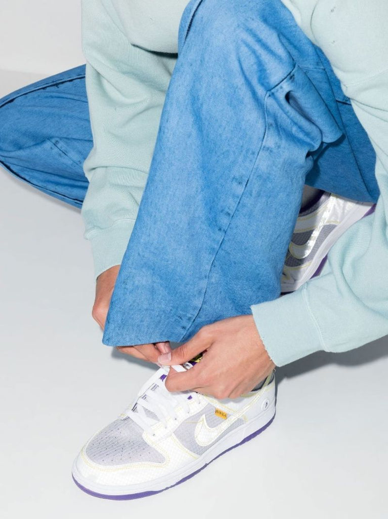 X Union La Purple Dunk Low Sneakers
