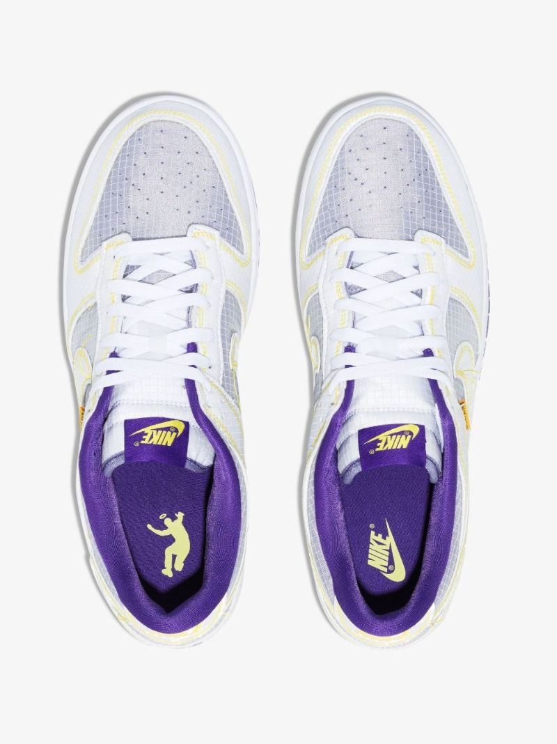 X Union La Purple Dunk Low Sneakers