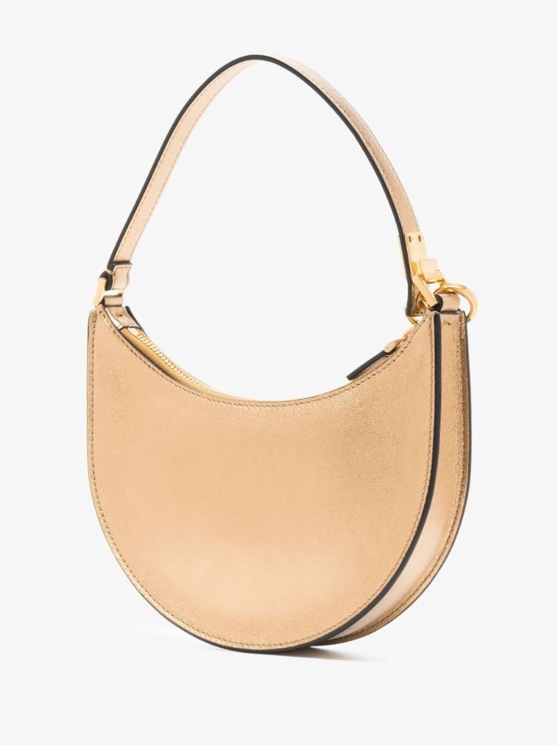 Gold Vlogo Metallic Mini Bag