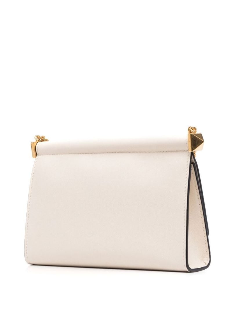 Neutral Vlogo Leather Cross Body Bag