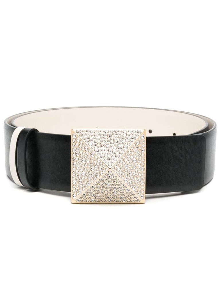 Black One Stud Reversible Belt