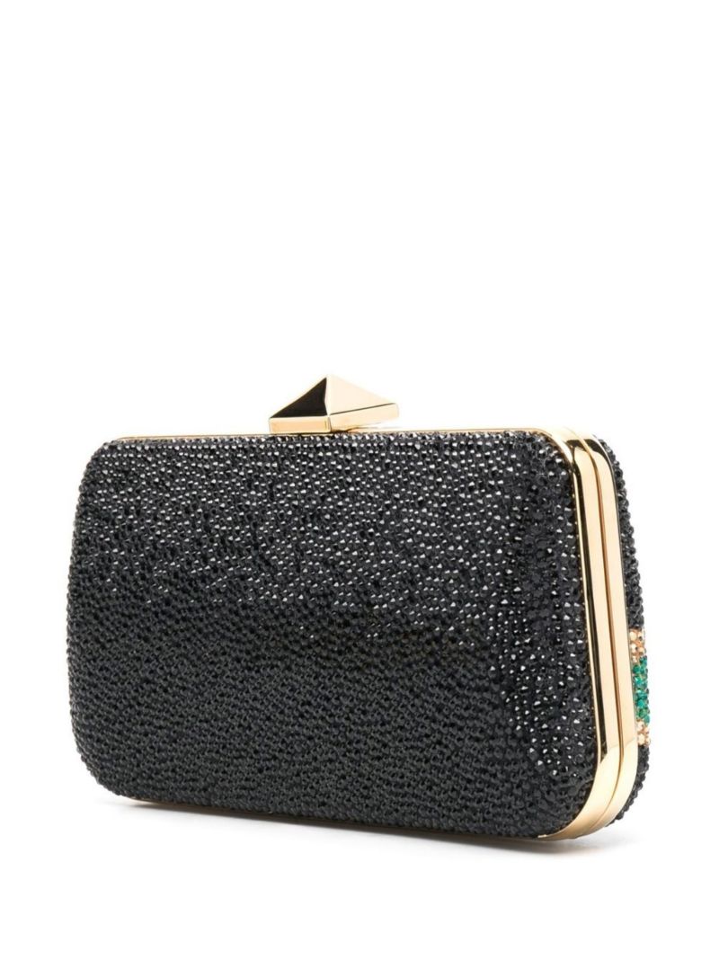 Black Drago Re-edition Embellished Clutch Bag
