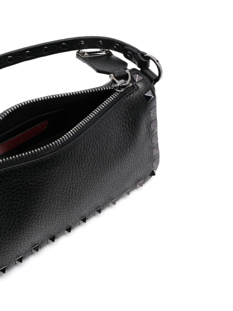 Val Rockstud Sml Lthr Shldr Bag