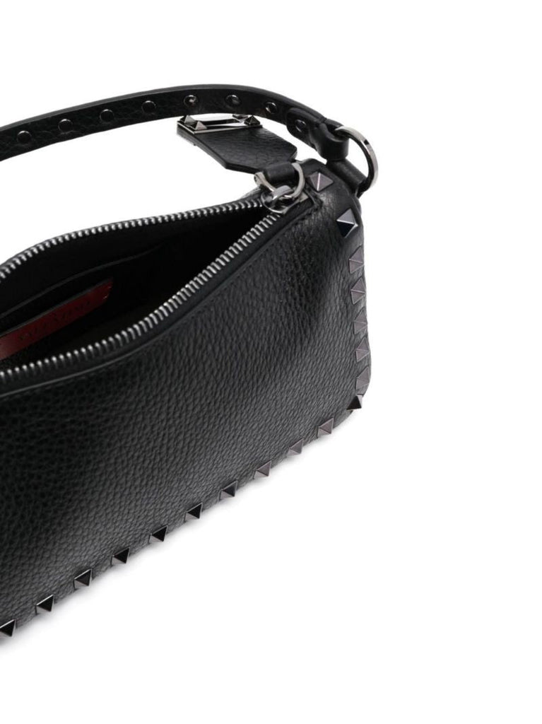 Val Rockstud Sml Lthr Shldr Bag