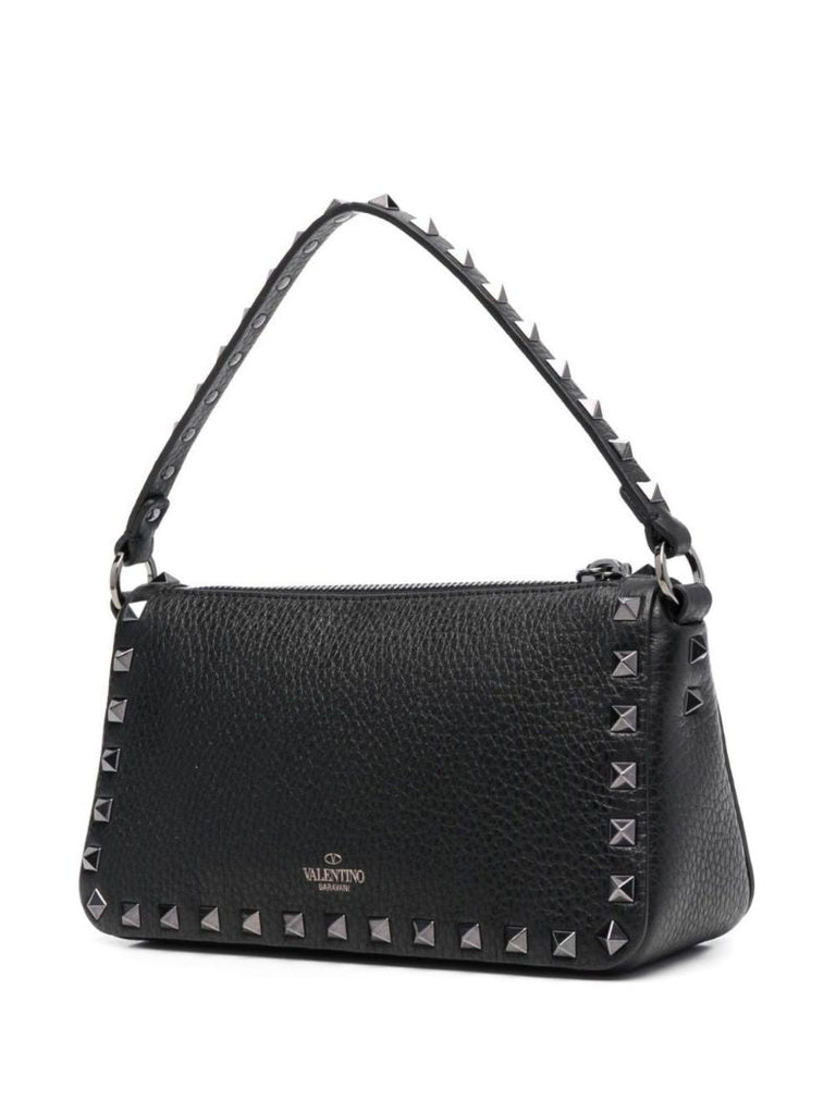 Val Rockstud Sml Lthr Shldr Bag