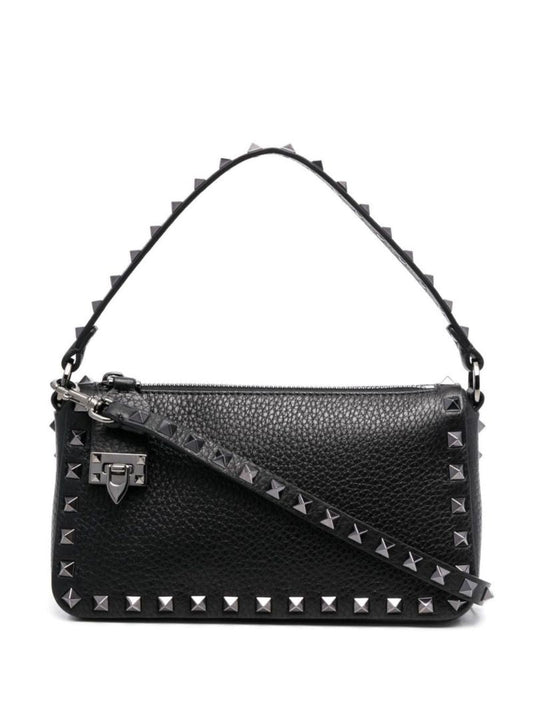 Val Rockstud Sml Lthr Shldr Bag
