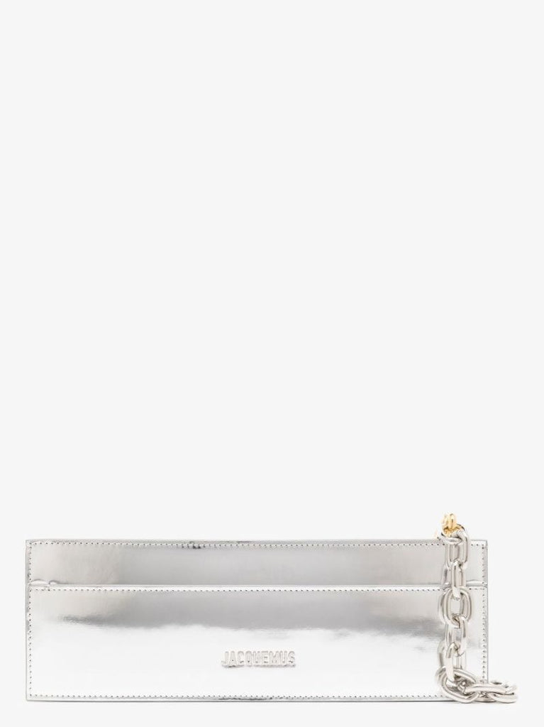 Silver  Le Ciuciu Leather Shoulder Bag