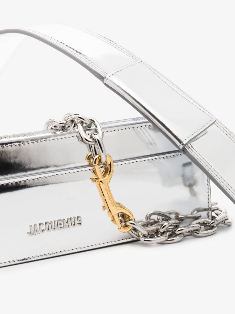 Silver  Le Ciuciu Leather Shoulder Bag