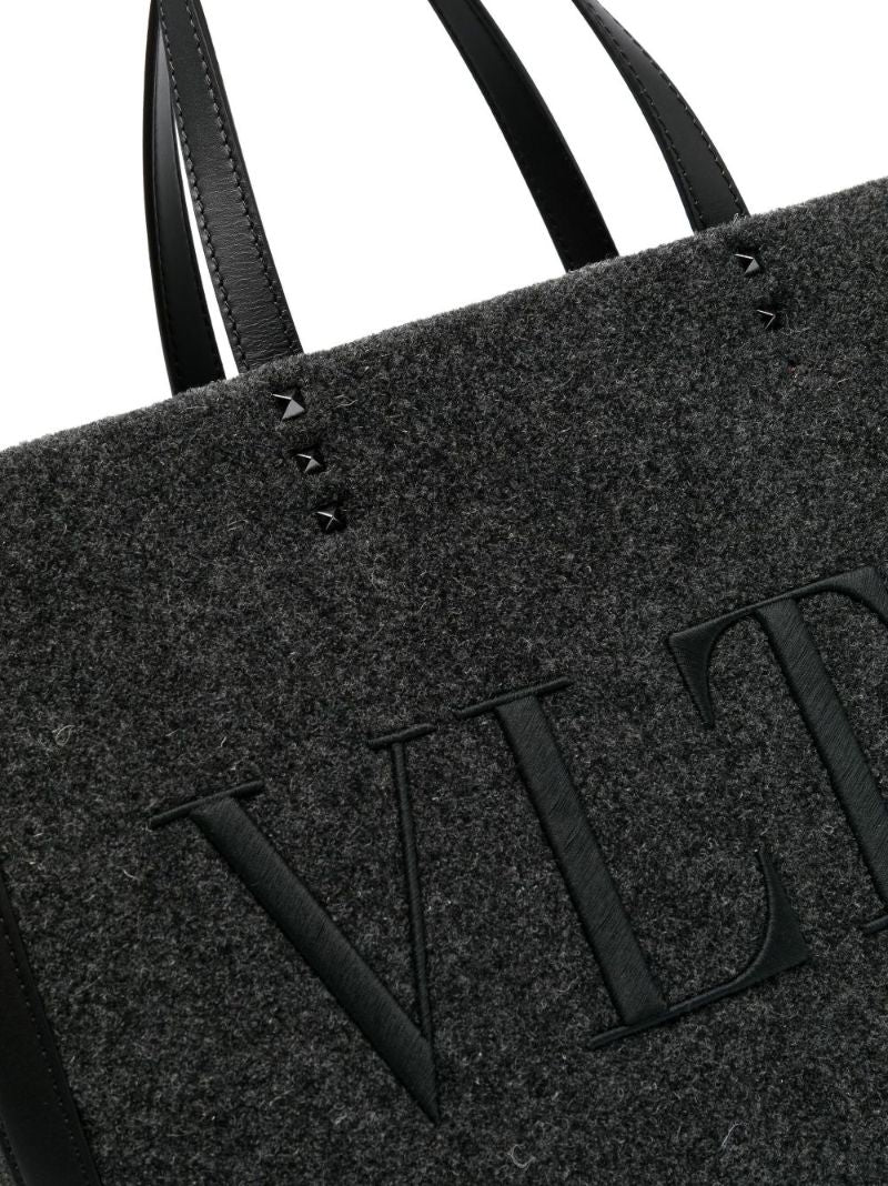 Grey Vltn Logo Tote Bag