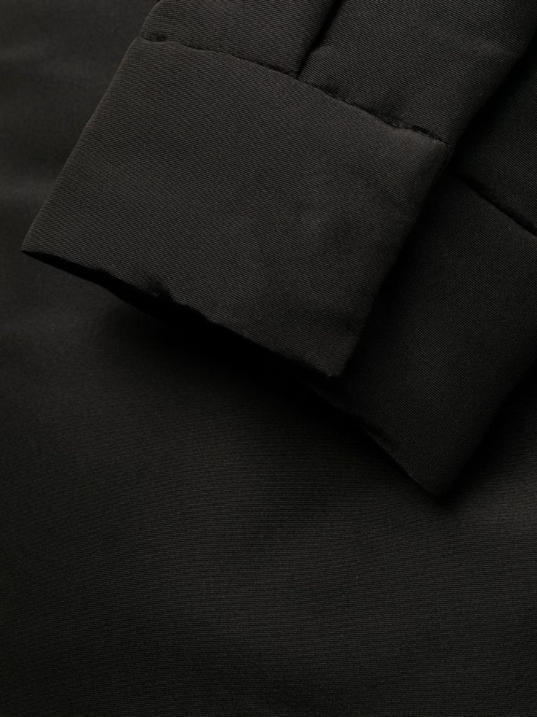 Vltn V Metal Logo Padded Caban Jacket Bl