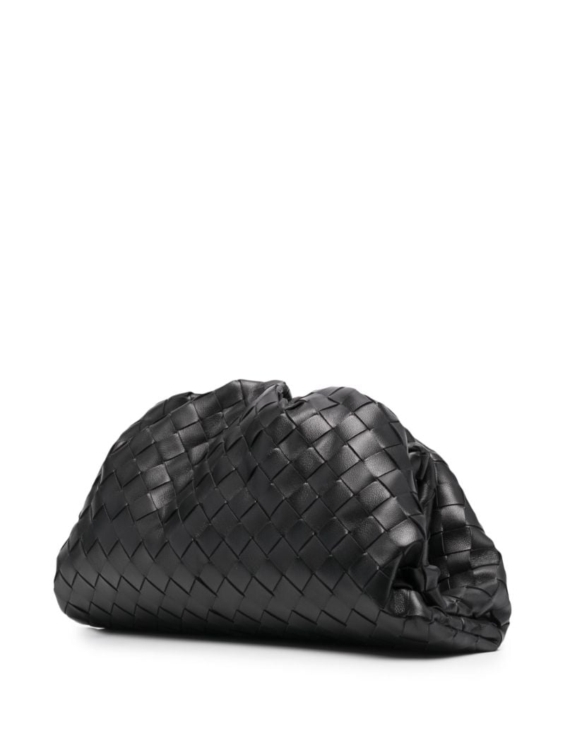 Black Teen Pouch Leather Clutch Bag