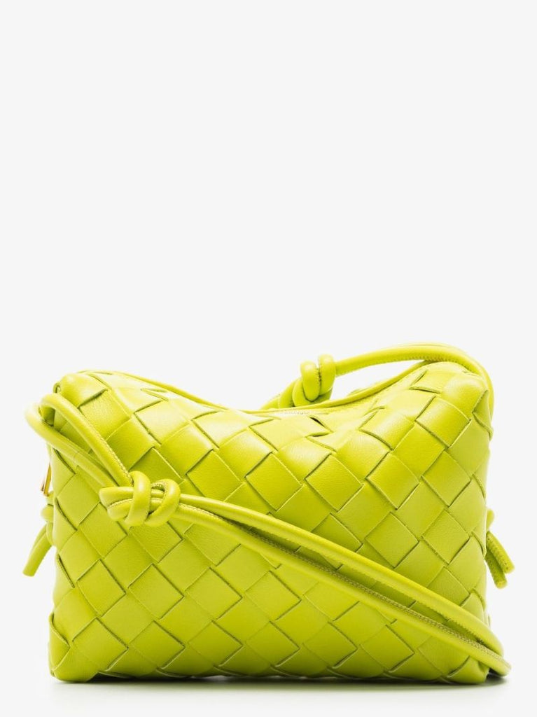 Green Mini Loop Leather Camera Bag