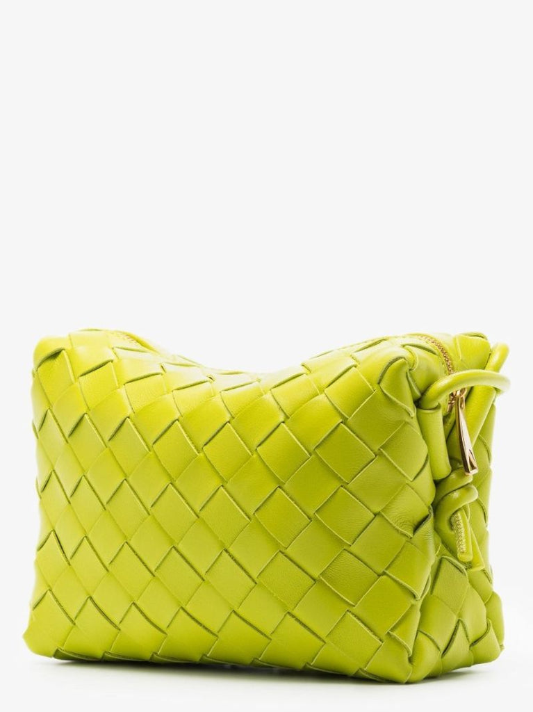 Green Mini Loop Leather Camera Bag