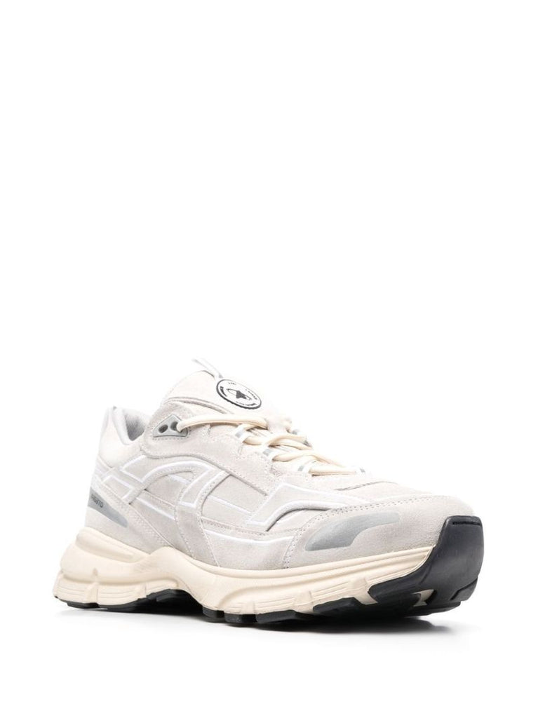 White Marathon R-trail Leather Sneakers